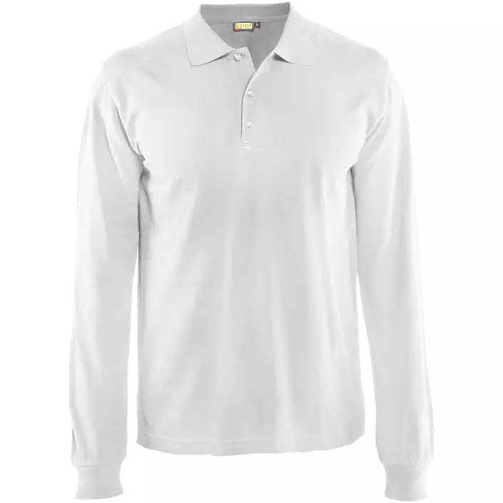 Blåkläder langärmliges Poloshirt, Weiß, large image number 0