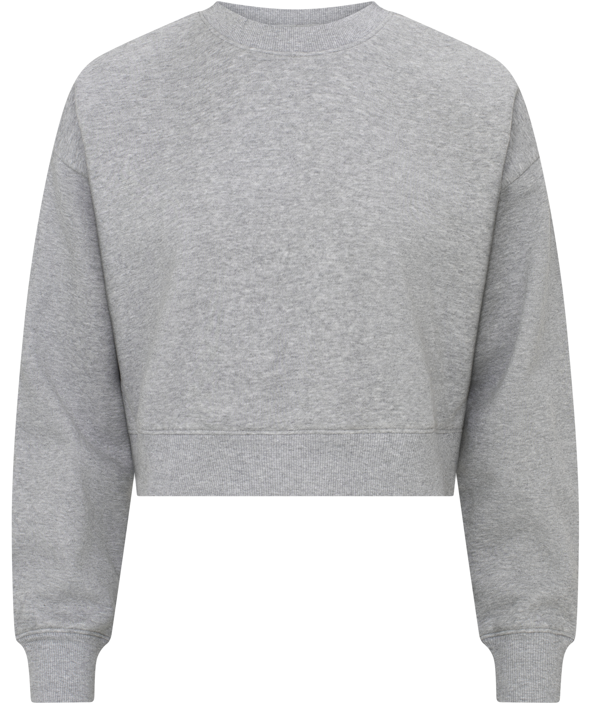 Clique Miami Cropped women's sweatshirt, Grey melange, Grey melange, swatch