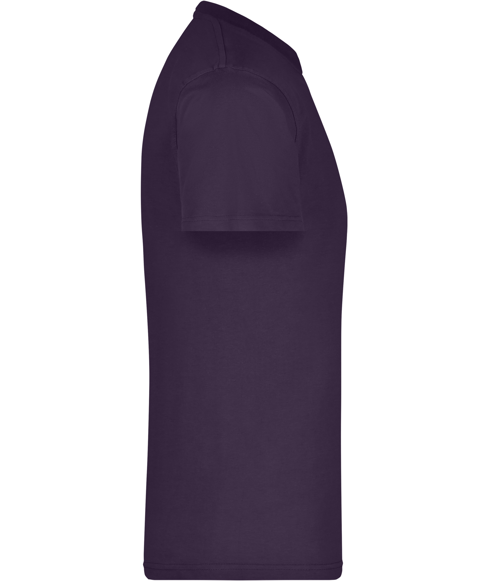 James & Nicholson T-shirt Round-T Heavy, Aubergine, large image number 2