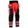 Blåkläder softshell craftsman trousers, Hi-vis Red/Black, Hi-vis Red/Black, swatch