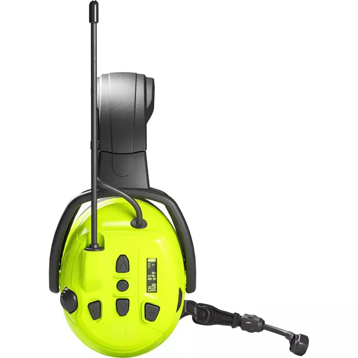 Hellberg Local 2 høreværn med Bluetooth, Sort/Gul, Sort/Gul, large image number 2