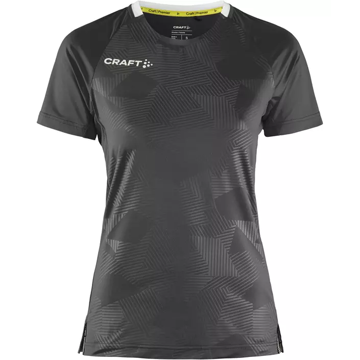 Craft Premier Solid Jersey T-shirt dam, Asphalt, large image number 0