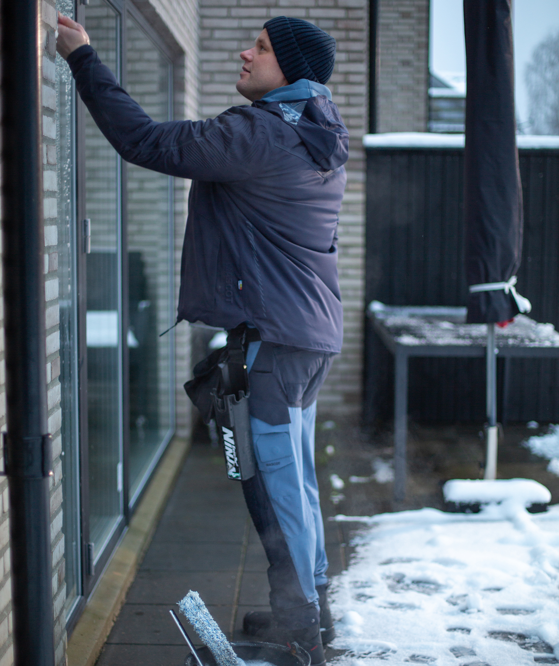 Mascot Customized Winterjacke full stretch, Dunkel Marine, large image number 8