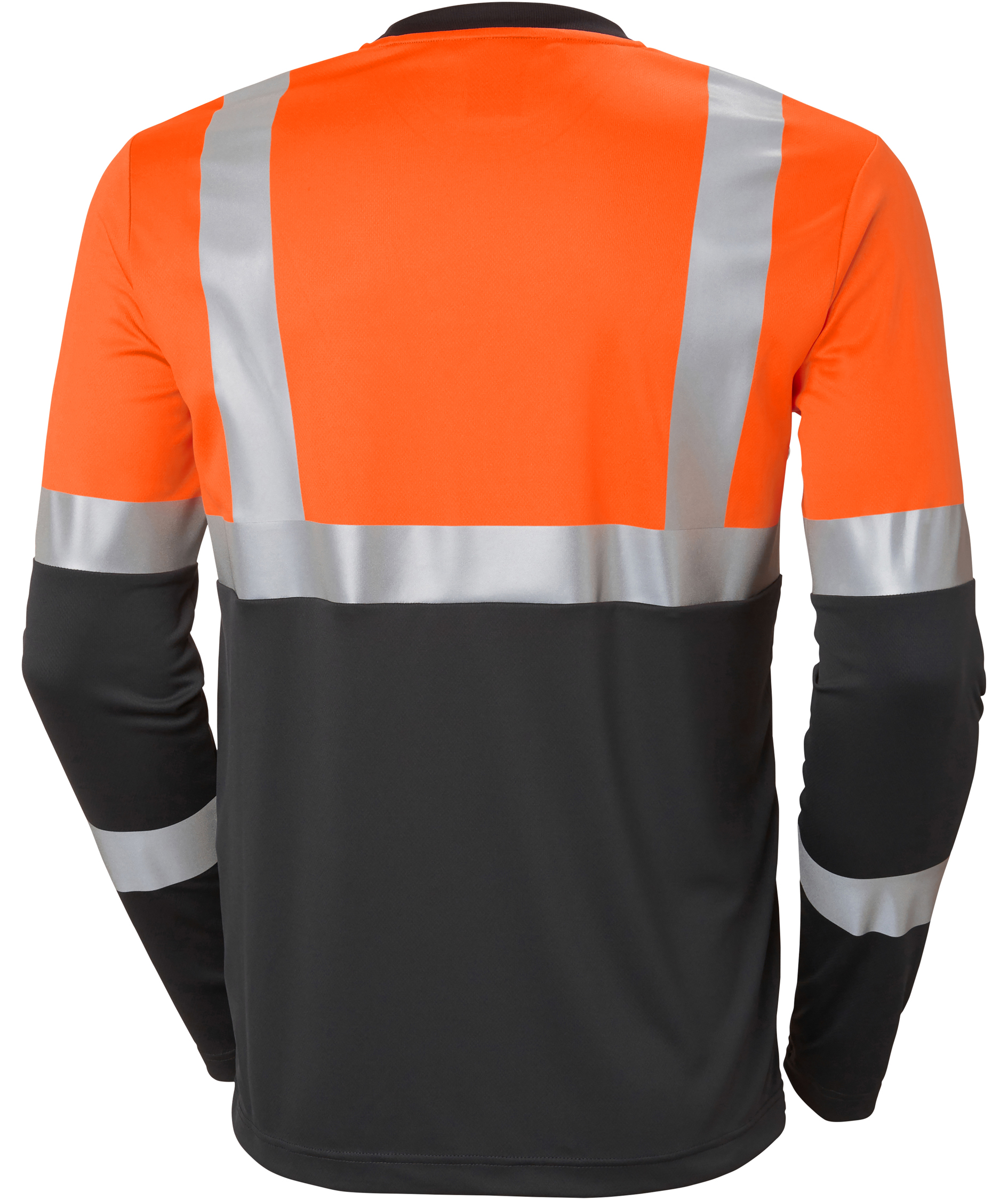 Helly Hansen Addvis long-sleeved T-shirt, Hi-vis Orange/Ebony, large image number 2
