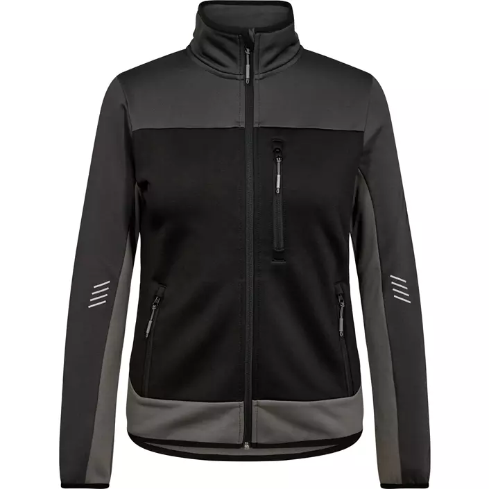 Engel Entire dame midlayer cardigan, Black/Anthracite Grey, large image number 0