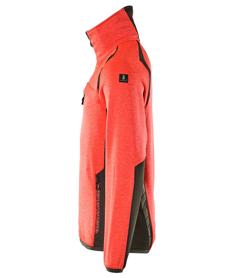 Mascot Accelerate Safe fleecetr&oslash;je, Hi-vis R&oslash;d/M&oslash;rk antracit, large image number 3