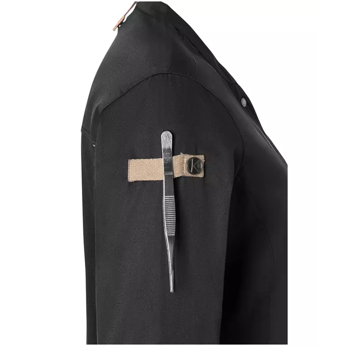 Karlowsky Green-Generation women's chefs jacket, Black, large image number 6