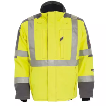 Tranemo Cantex winter jacket, Hi-vis Yellow/Grey