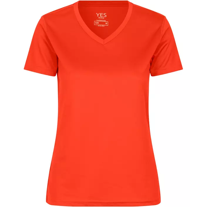 ID Yes Active dame T-shirt, Orange, large image number 0