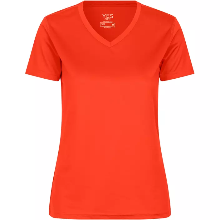 ID Yes Active dame T-shirt, Orange, large image number 0