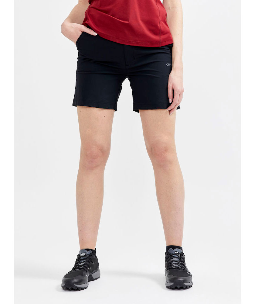 Craft ADV Explore Tech dam shorts, Svart, large image number 2