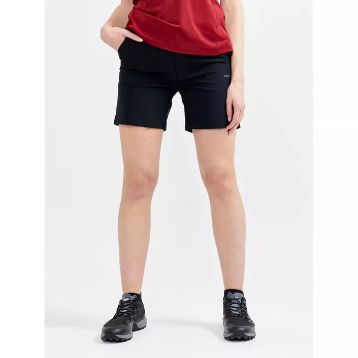 Craft ADV Explore Tech women's shorts, Black, large image number 2