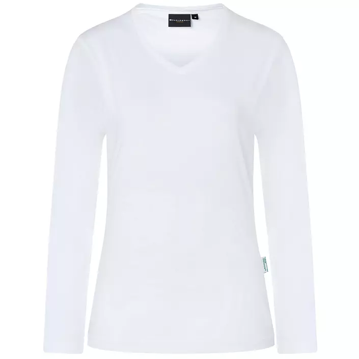 Karlowsky Casual-Flair långärmad T-shirt dam, White, large image number 0
