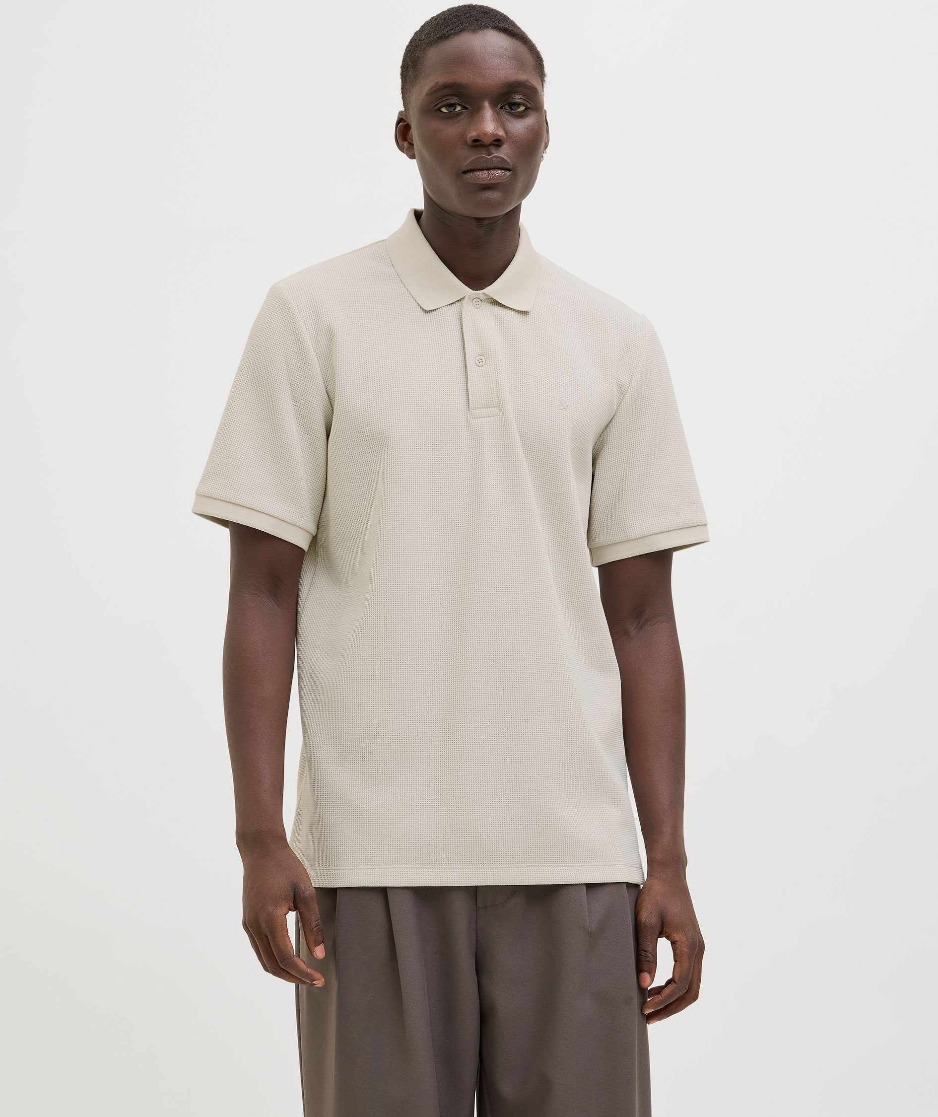 Jack & Jones JJEAUSTIN Polo shirt, Moonbeam, large image number 1