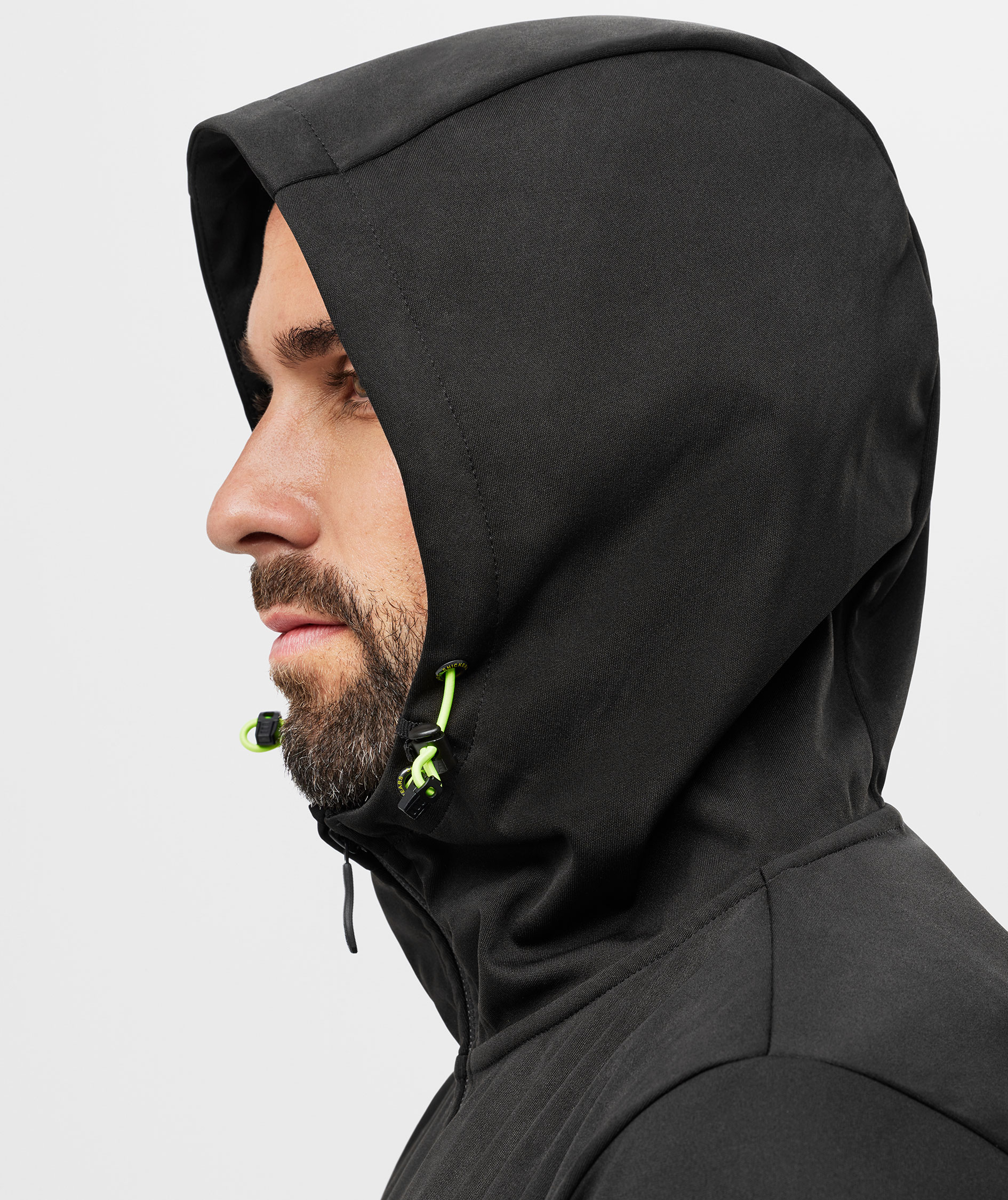 Snickers FlexiWork Windblocker softshell hoodie 8400, Black, large image number 7