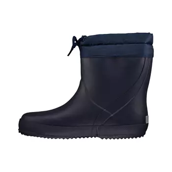Viking Indie Alv Thermo Wool rubber boots for kids, Navy