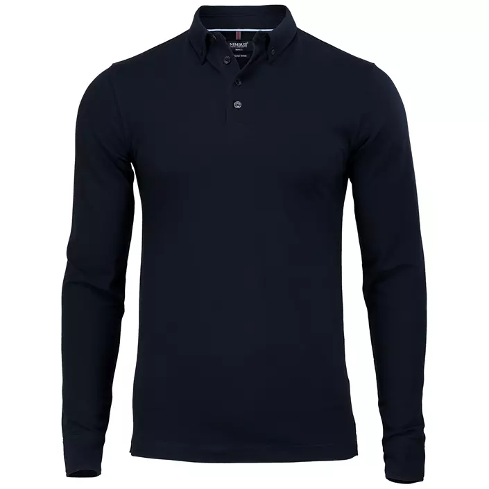 Nimbus Carlington long-sleeved polo shirt, Dark navy, large image number 0