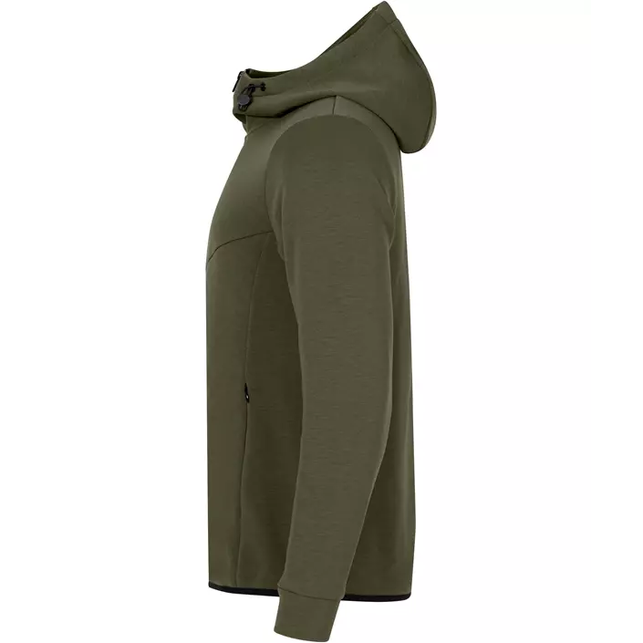 Clique Hayden Hoody Full Zip hoodie med blixtlås, Fog Green, large image number 3
