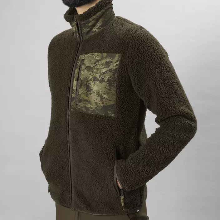 Seeland Zephyr Camo fleece jacket, Grizzly brown, large image number 4