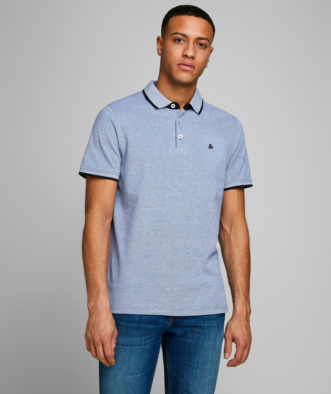 Jack & Jones JJEPAULOS polo shirt, Bright Cobalt
