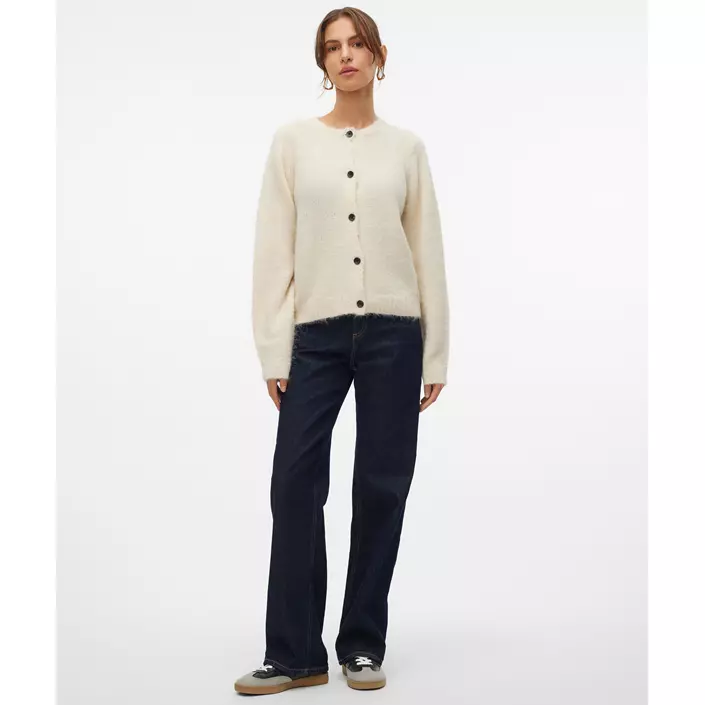Vero Moda VMNOVAH stickad cardigan dam, Birch, large image number 5