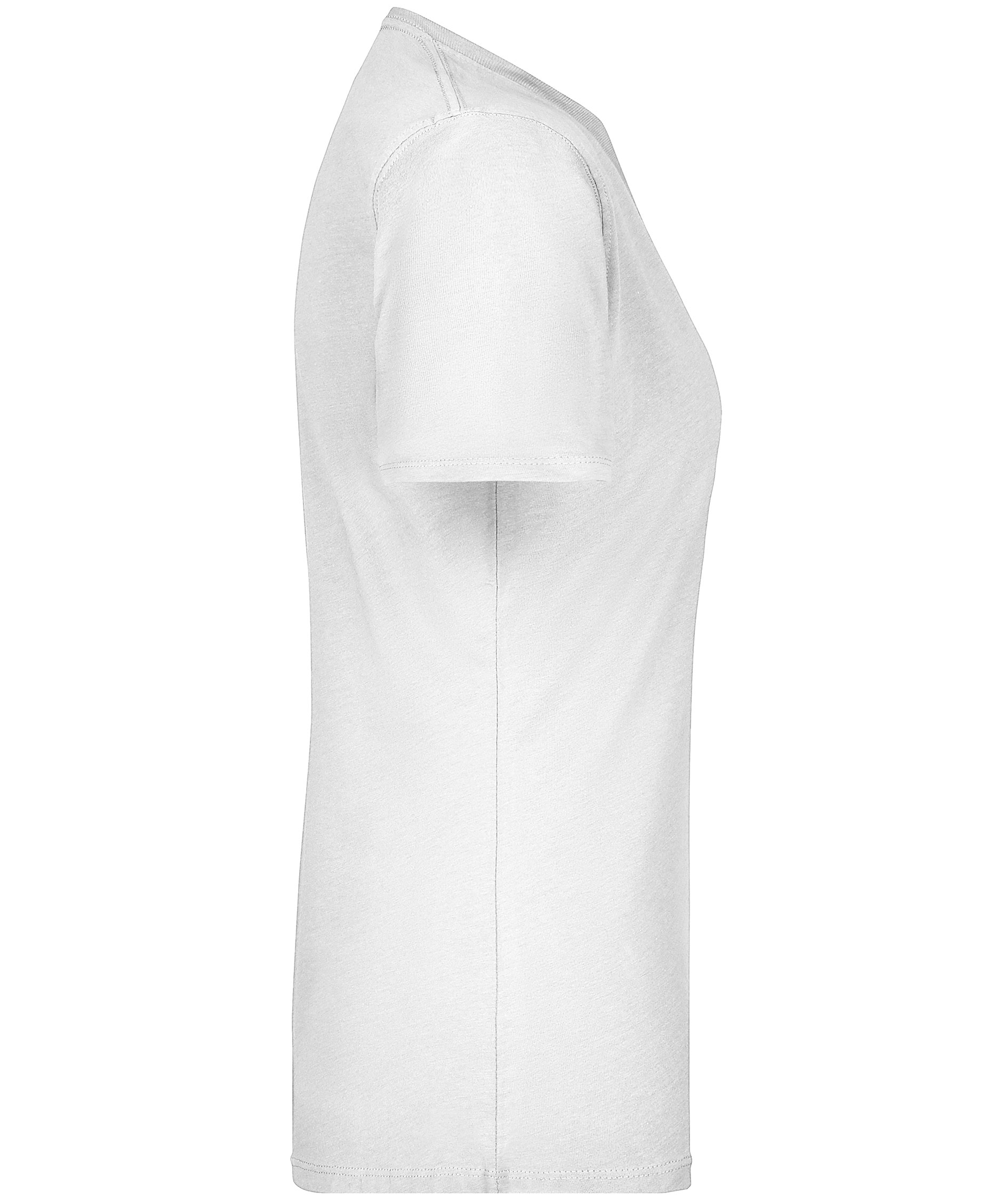 James & Nicholson Basic-T Damen T-Shirt, Wei&szlig;, large image number 2