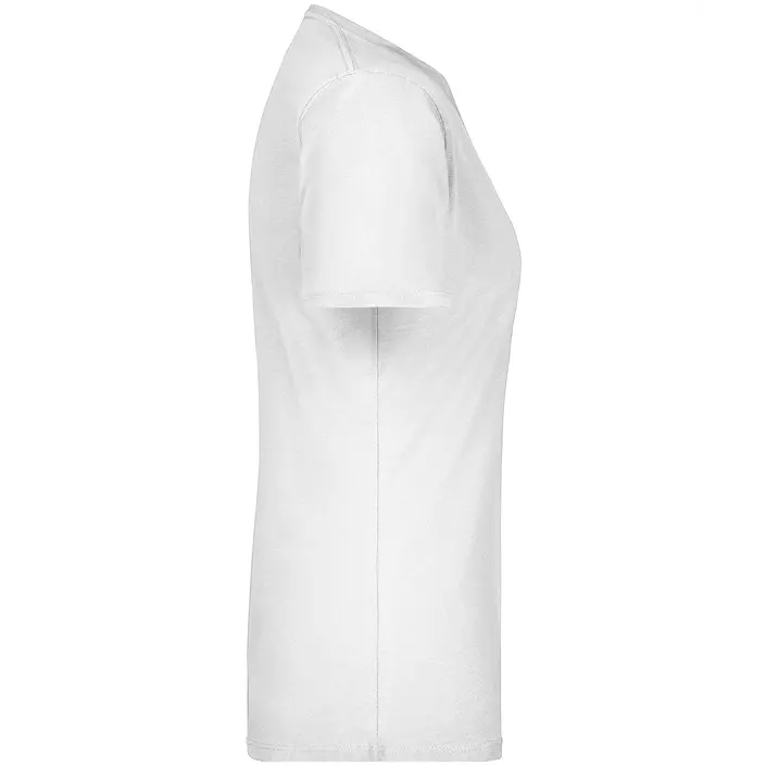 James & Nicholson Basic-T dame T-shirt, Hvid, large image number 2