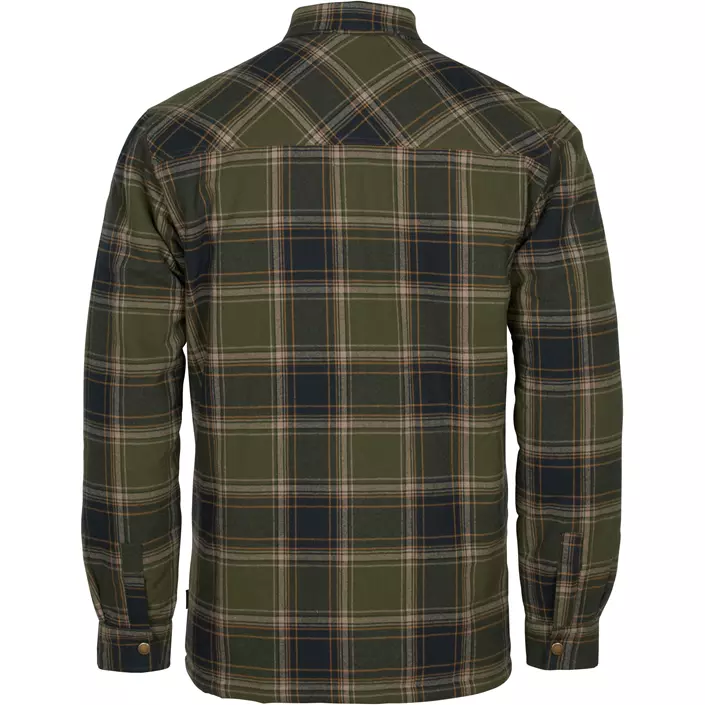 Pinewood Finnveden Checked regular fit foret skovmandsskjorte, Mossgreen/Black, large image number 2