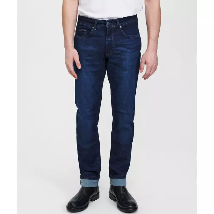 Sunwill Super Stretch Light Weight Fitted jeans, Dark blue, large image number 6