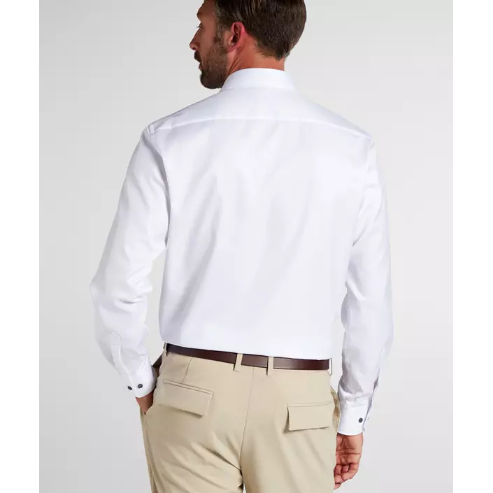 Eterna Cover Modern fit skjorta med kontrast, White, large image number 2