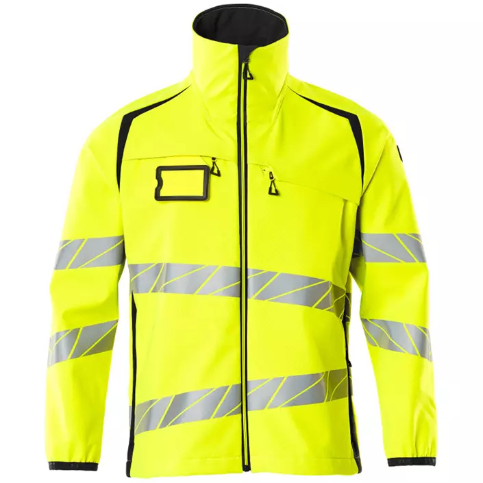 Mascot Accelerate Safe softshell jacket, Hi-vis Yellow/Black, large image number 0