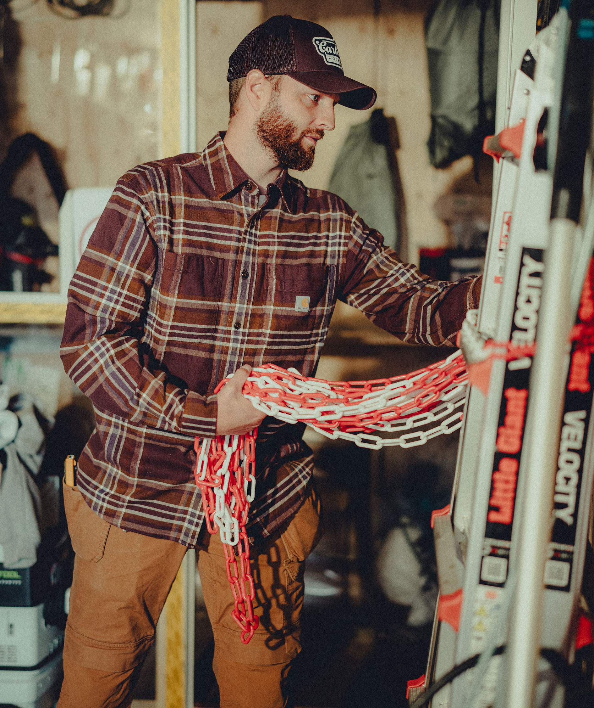 Carhartt Flanellhemd, Dark Sepia, large image number 3