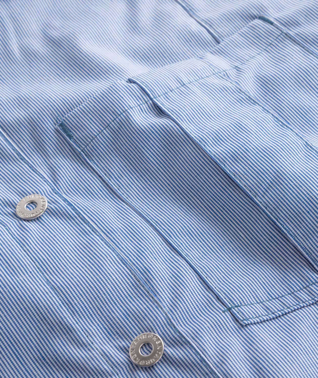 Kentaur women's short-sleeved shirt, Blue/White Stripes, large image number 2