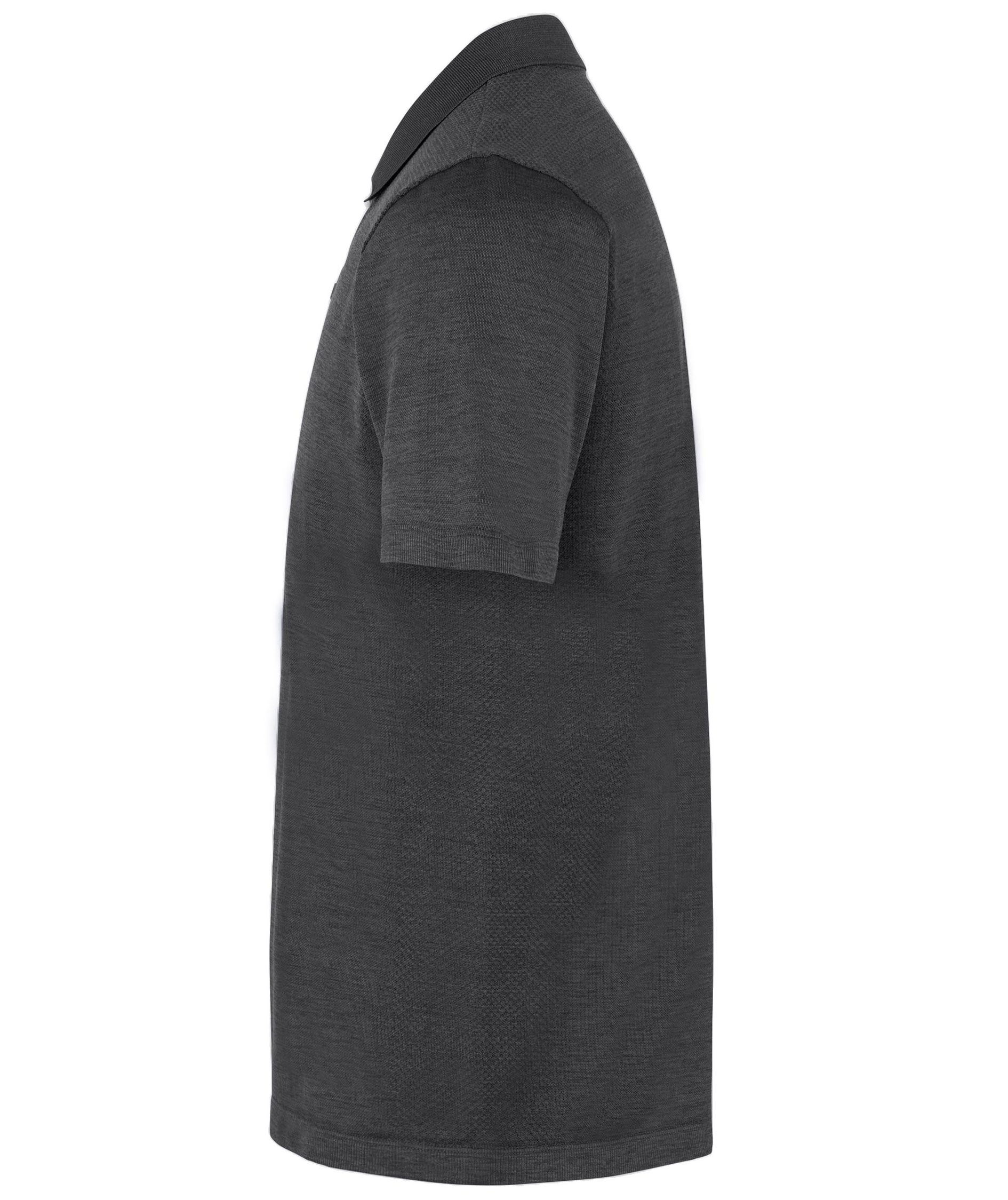 ID Active polo shirt, Antracit Melange, large image number 2