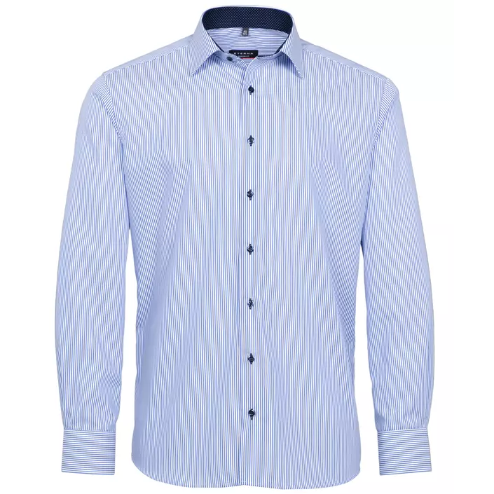 Eterna Modern fit Twill skjorte, Blå, large image number 0
