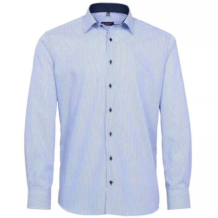 Eterna Modern fit Twill skjorte, Blå, large image number 0