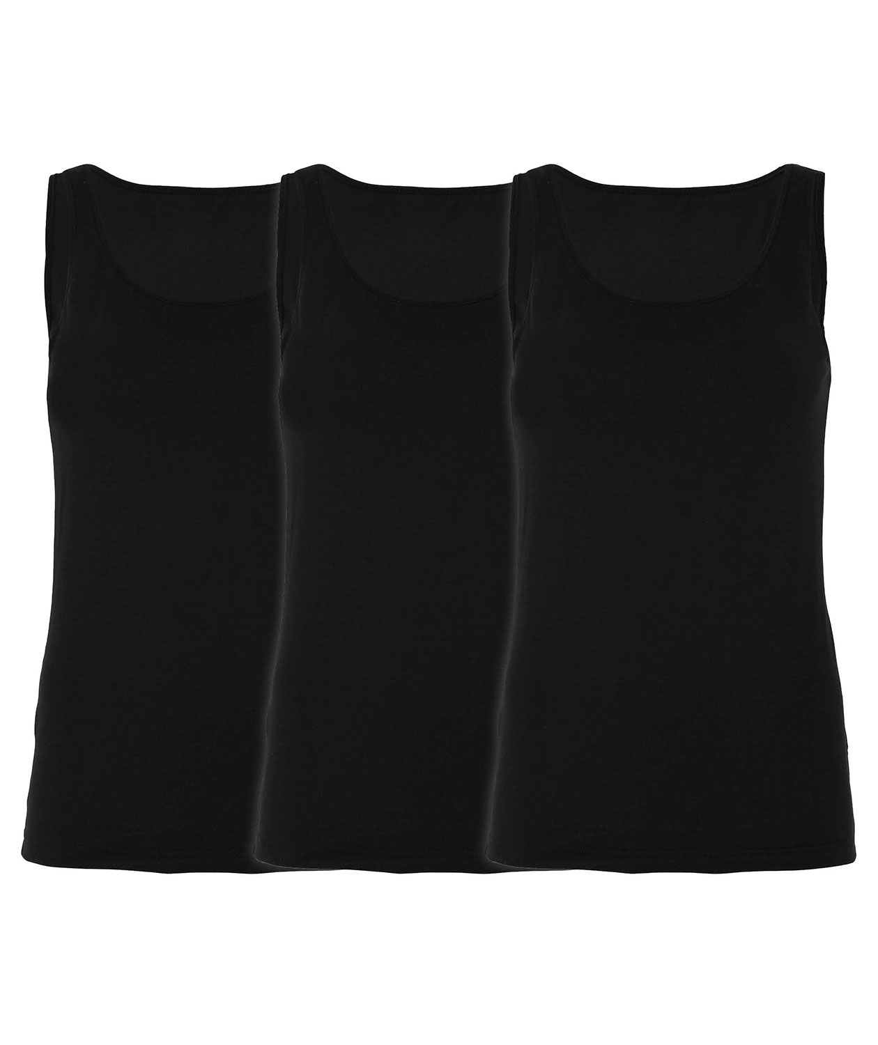 Decoy 3-pack women's singlet, Black, large image number 4