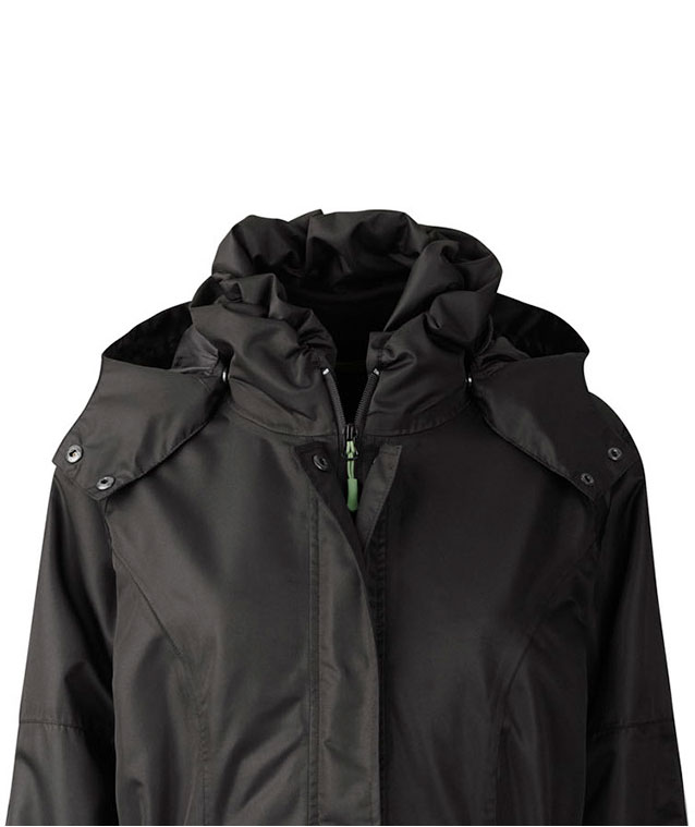 Xplor Care women's zip-in shell jacket with detachable hood, Black, large image number 2