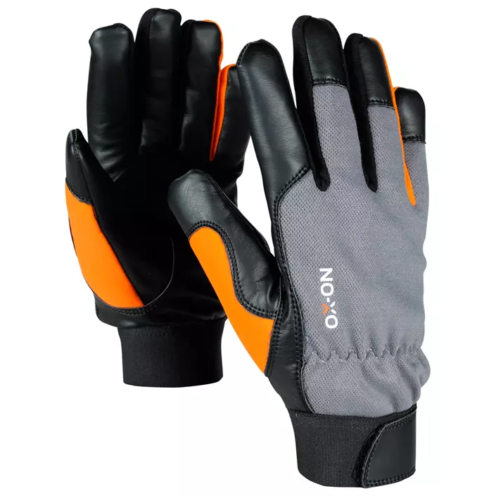OX-ON Winter Supreme 3609 winter work gloves, Grey/Black/Orange, large image number 0