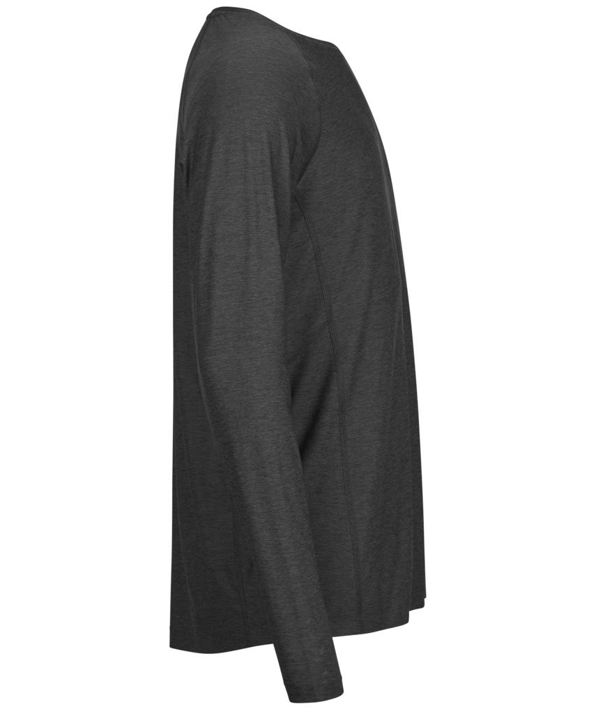 Tee Jays lang&auml;rmliges Cooldry T-Shirt, Schwarz melange, large image number 2