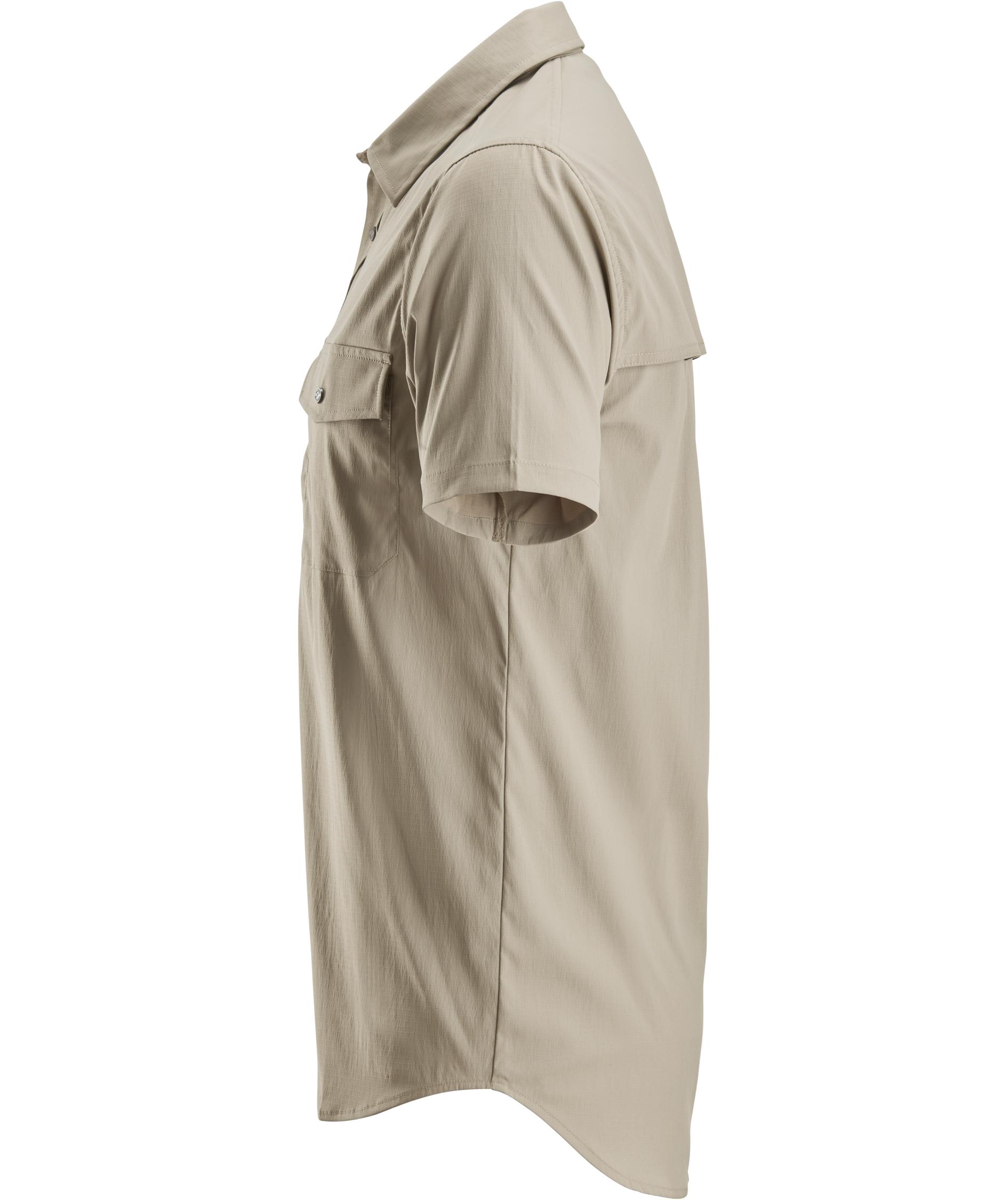 Snickers LiteWork kort&aelig;rmet skjorte 8520, Khaki, large image number 3