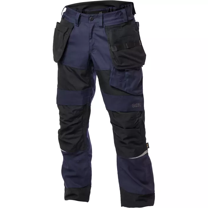 Viking EVO35 håndværkerbukser, Marine/Sort, large image number 0
