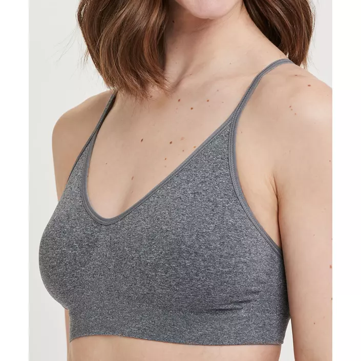 Decoy Microfiber bra, Grey, large image number 2