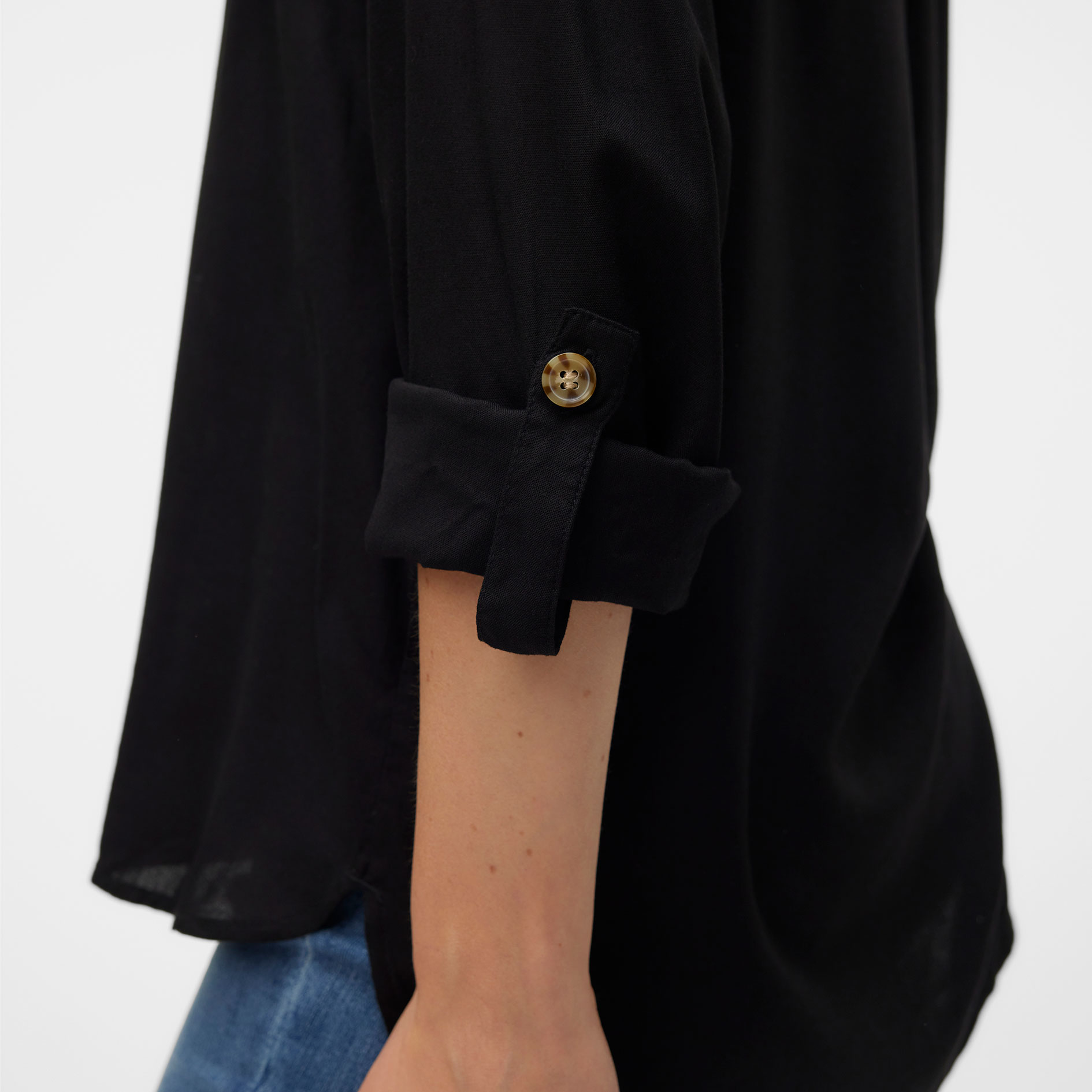 Vero Moda VMBUMPY women's shirt, Black, large image number 3