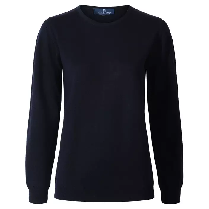 CC55 Copenhagen dame pullover with round neck, Navy, large image number 0