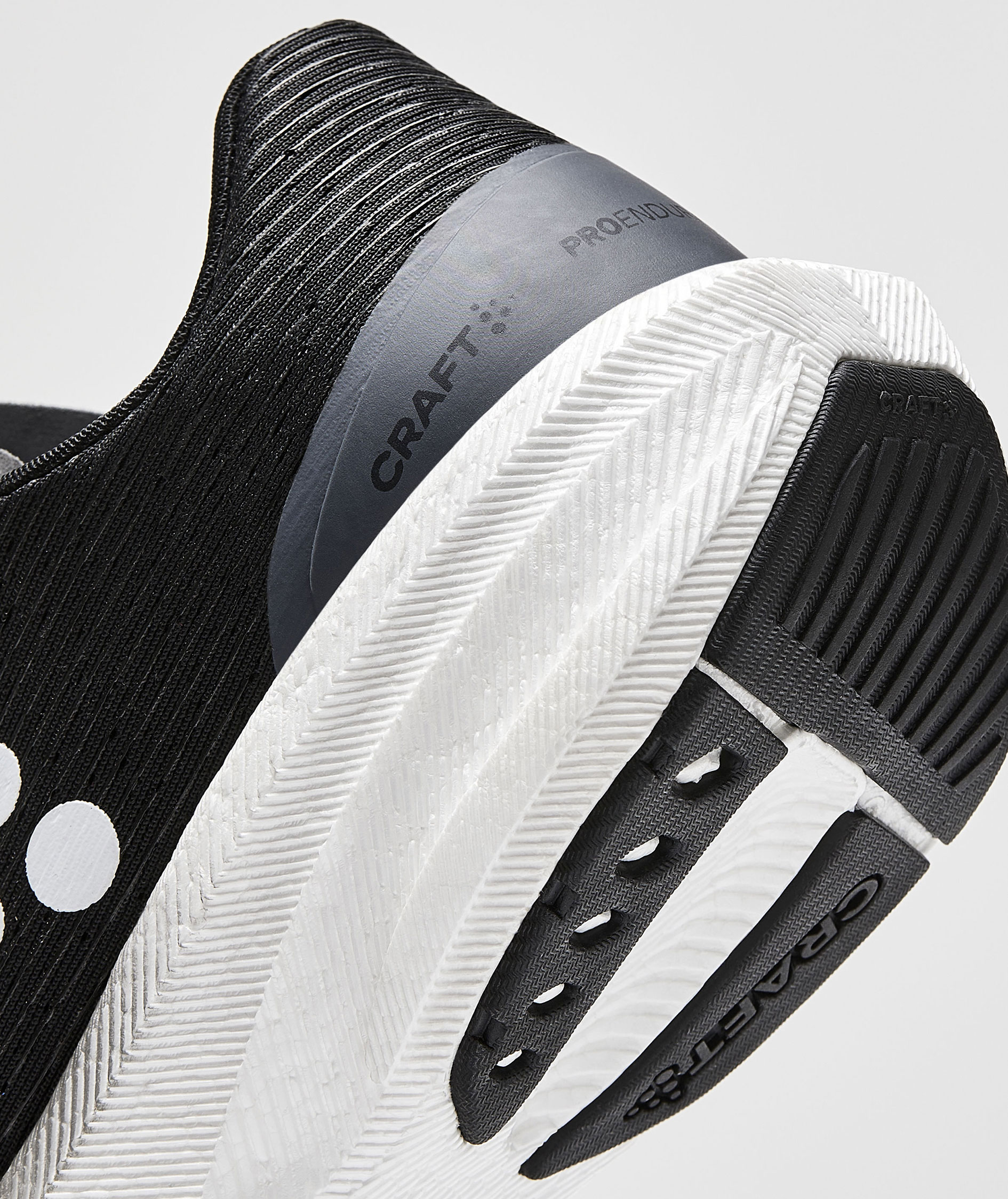 Craft PRO Endur Distance women's running shoes, Black/white, large image number 5