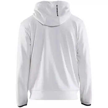 Blåkläder Unite hoodie, White/dark grey