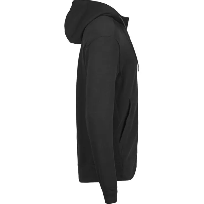 Tee Jays hoodie med dragkedja, Black, large image number 3
