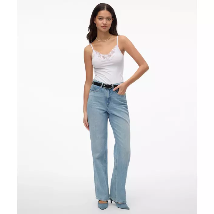 Vero Moda VMINGE singlet dam, Bright White, large image number 4