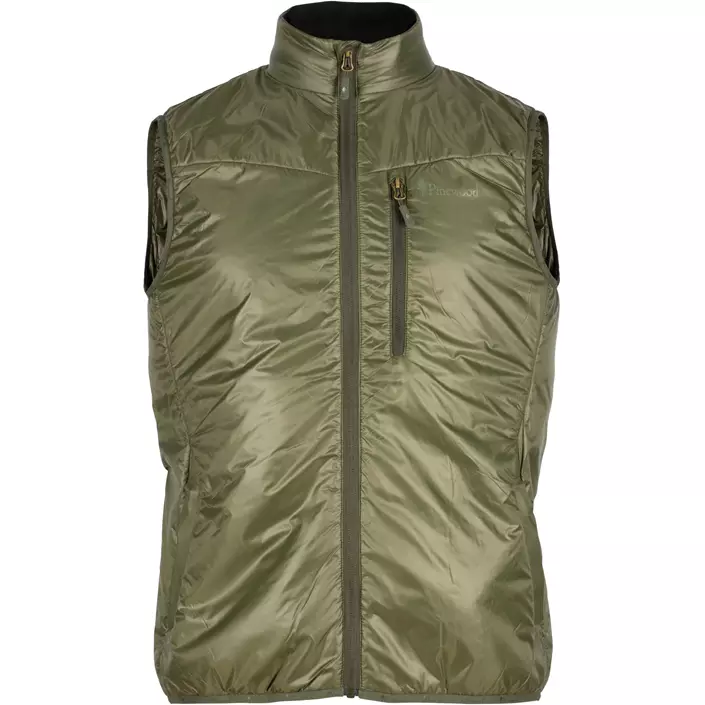 Pinewood Wool Insulation vest, Moss green, large image number 0